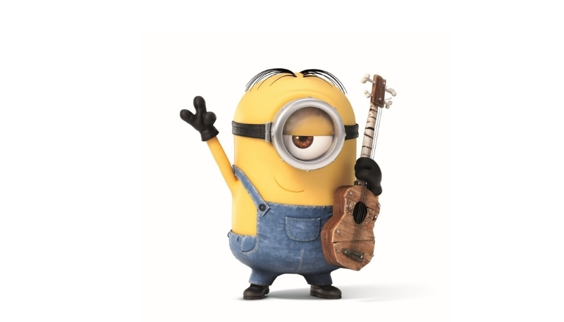 Hình Minions Stuart dễ thương cho máy tính