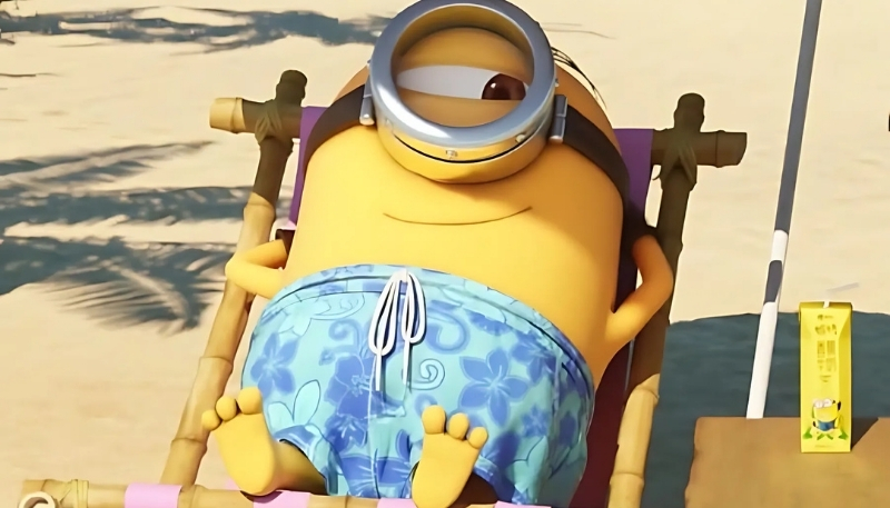 Nền Minions Stuart đáng yêu, tươi cười