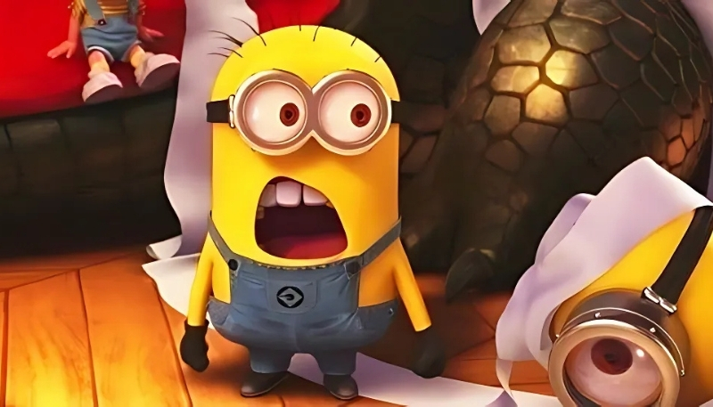 Ảnh Minions Stuart vui vẻ, ngộ nghĩnh
