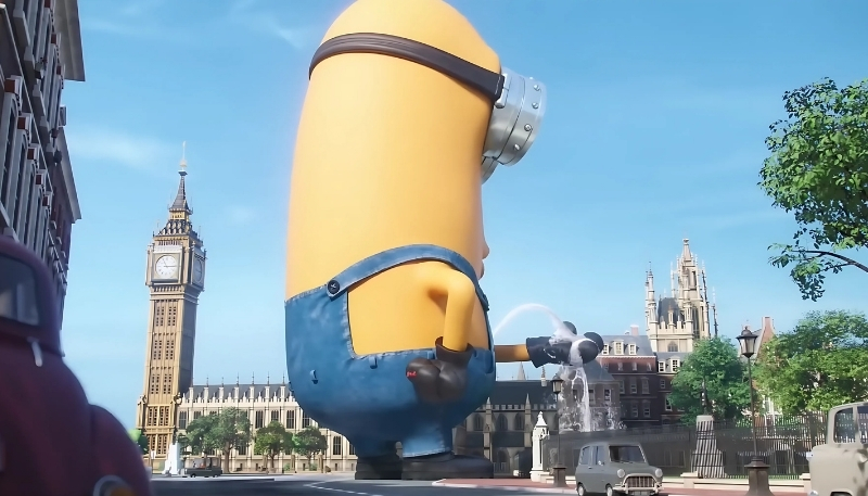 Nền Minions dễ thương, tươi cười năm 2015