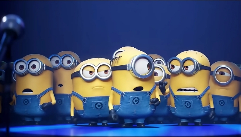 Hình Minions vui vẻ, ngộ nghĩnh cho máy tính