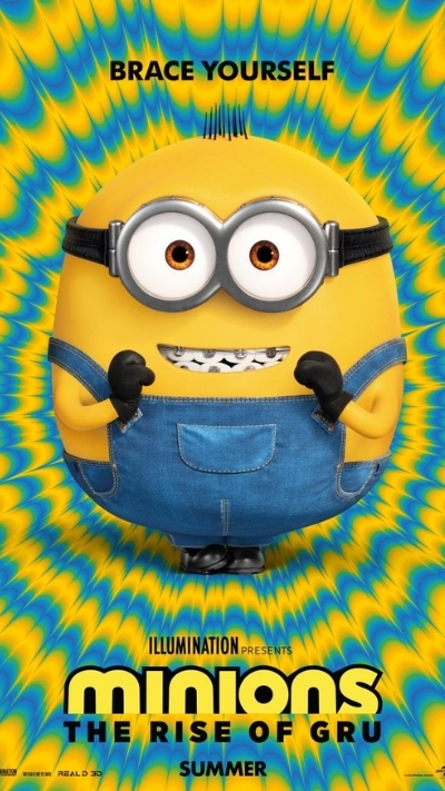 Ảnh nền Minions tươi cười, sắc nét năm 2022