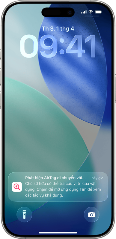 Phải l&agrave;m g&igrave; nếu bạn nhận được cảnh b&aacute;o rằng bạn đang mang theo b&ecirc;n m&igrave;nh AirTag, bộ AirPods, phụ kiện mạng T&igrave;m hoặc thiết bị theo d&otilde;i vị tr&iacute; qua Bluetooth tương th&iacute;ch