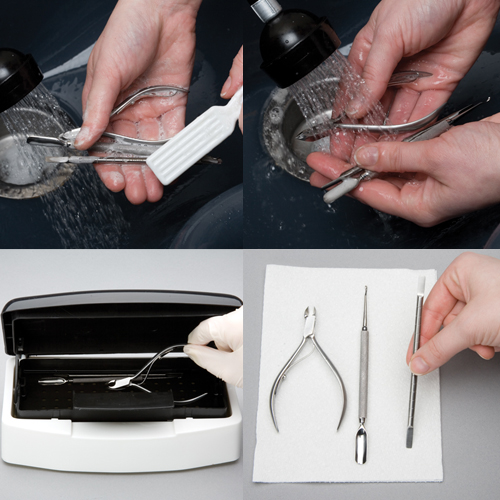 Thiết bị làm nail phải được khử khuẩn