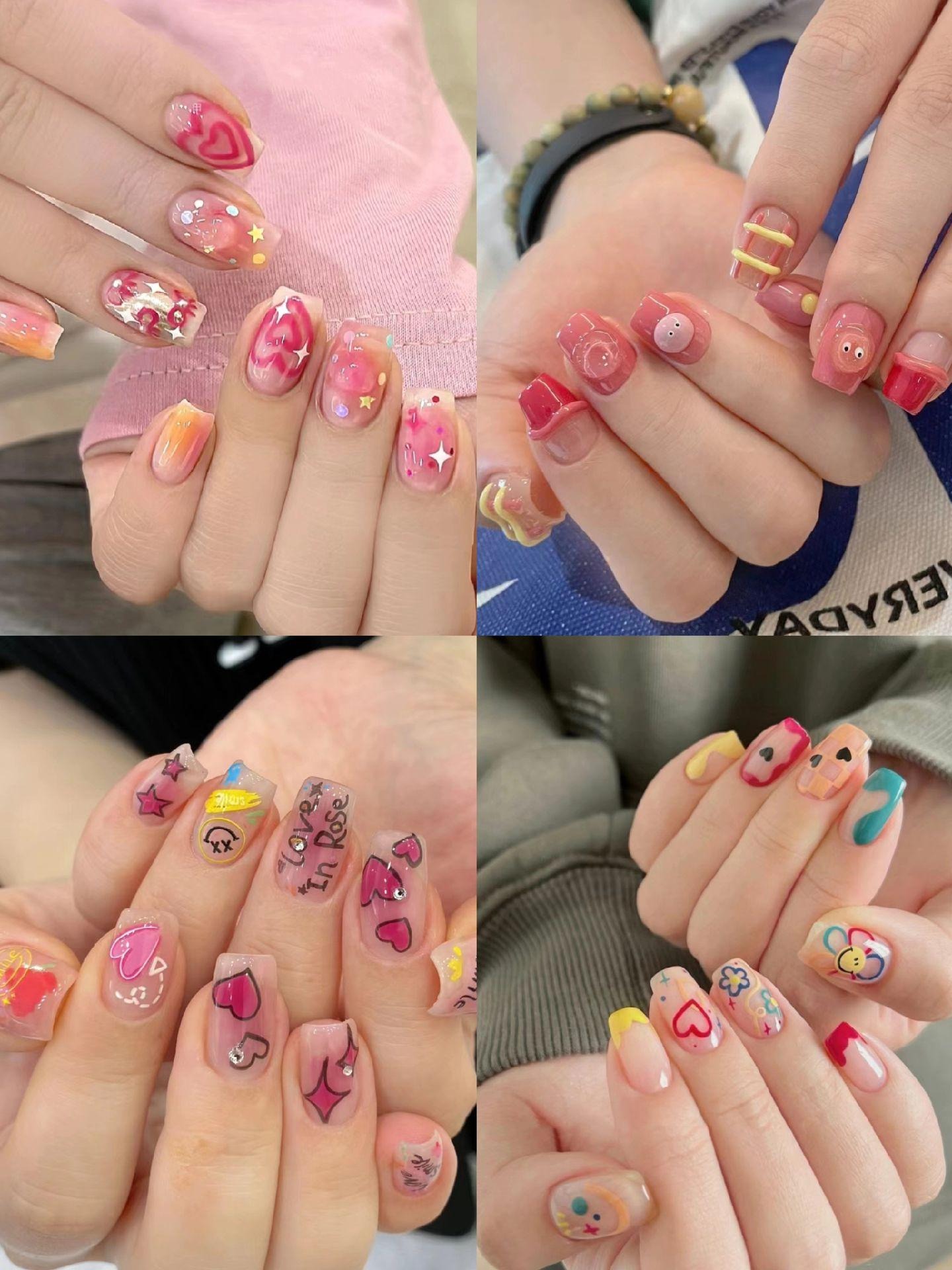 Nail móng vuông cho bé gái