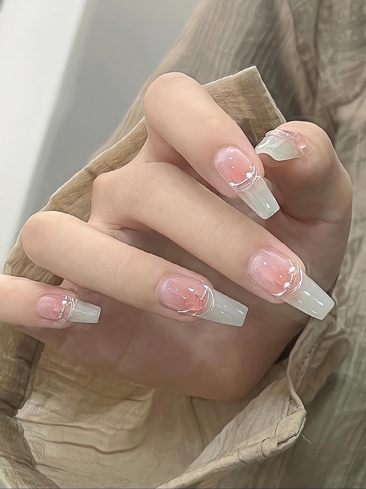 Nail vuông dành cho móng dài