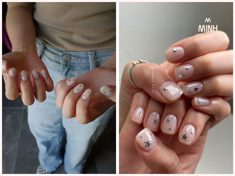 Màu nail thạch trắng