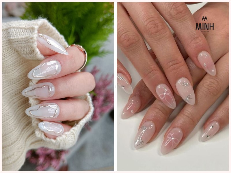 Mẫu nail sơn thạch đẹp