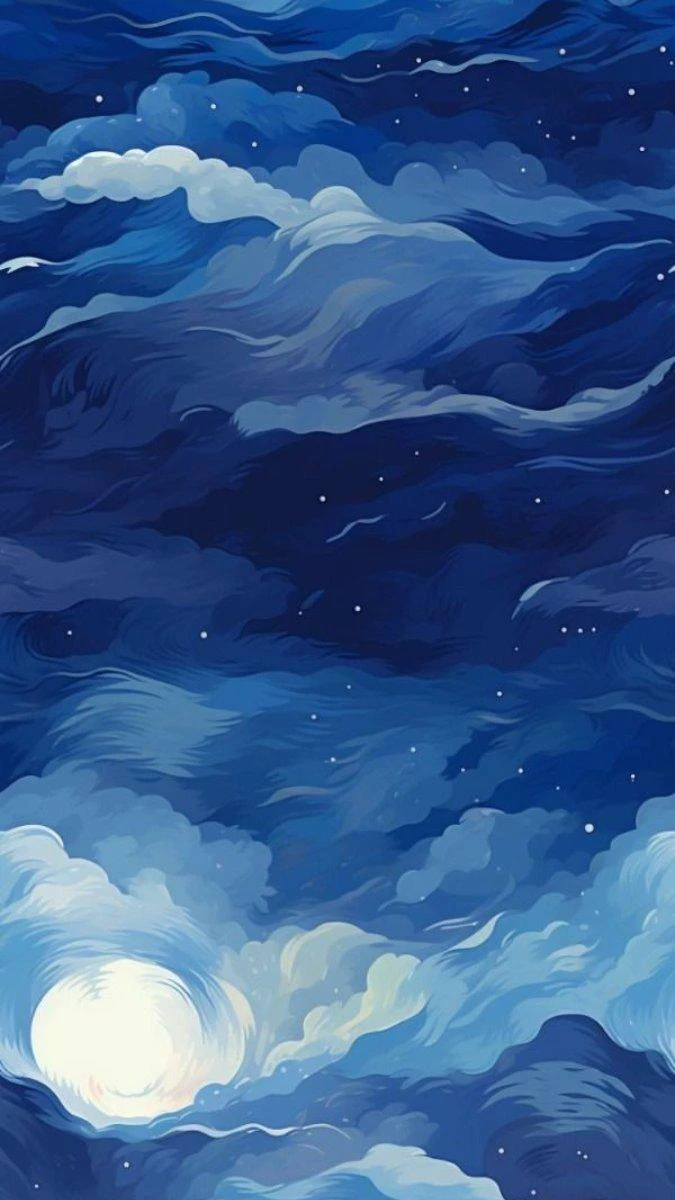 Hình nền màu xanh dương phong cảnh