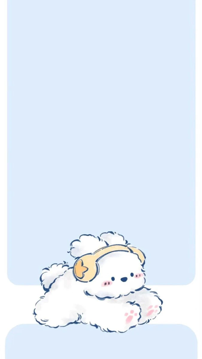 Chú chó đáng yêu nghe nhạc