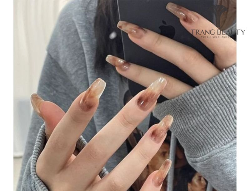Kiểu nail sơn ombre sang chảnh