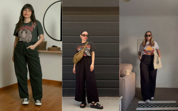 Nàng chubby có nên mặc quần baggy không? Phối đồ với quần baggy cho người mập hack dáng