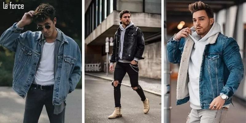 Phong cách ăn mặc bad boy cùng áo denim