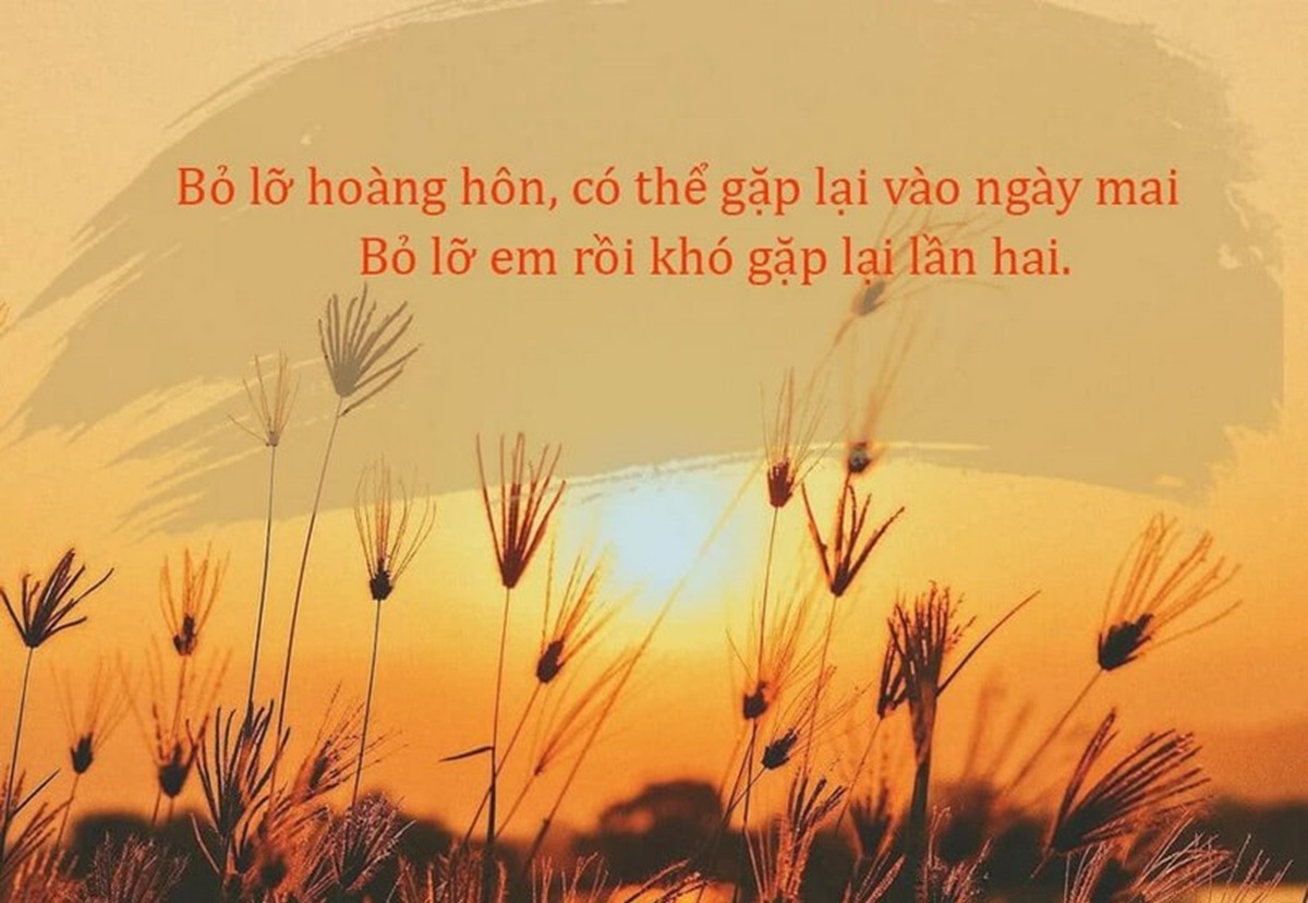 Những câu nói hay về hoàng hôn