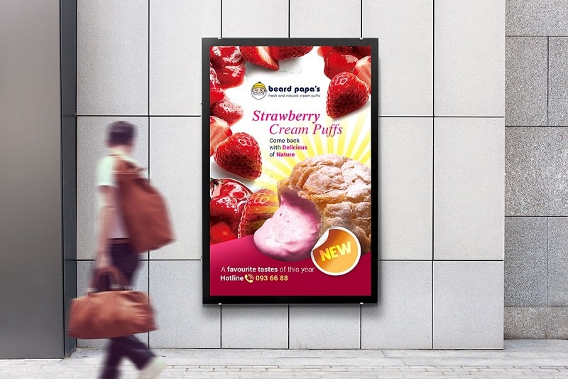 thiết kế Poster đồ ăn