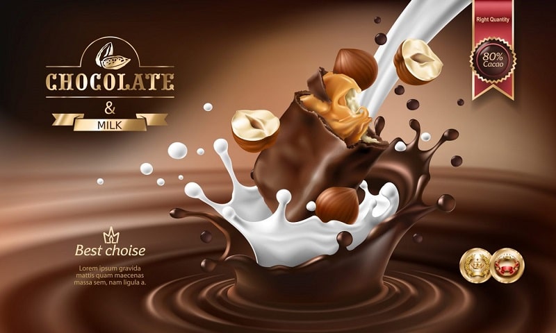 Poster đồ ăn choco