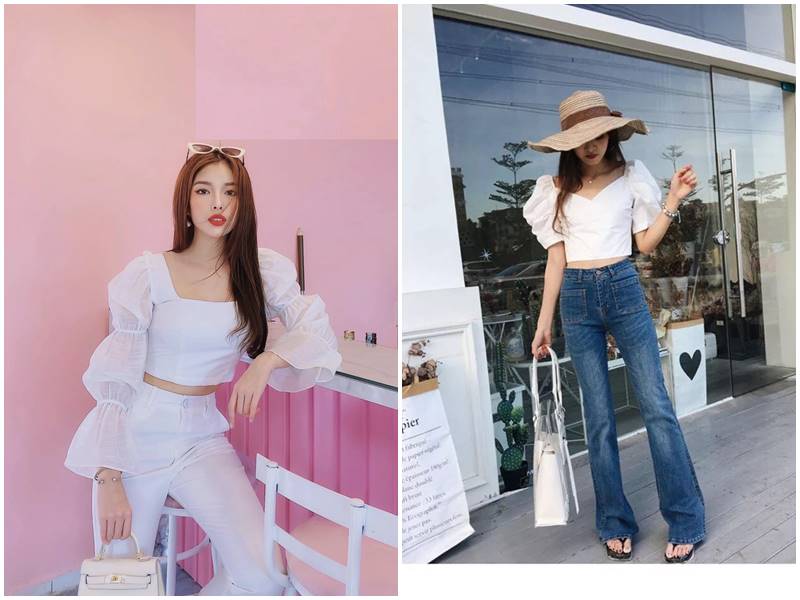 quần ông loe phối cho người vai to