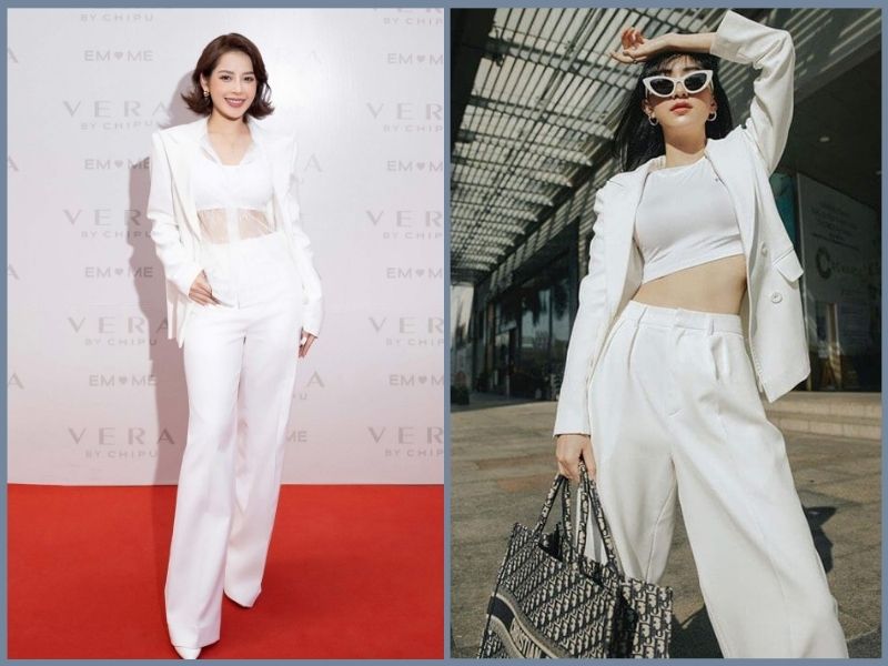 phối đồ với quần ống loe