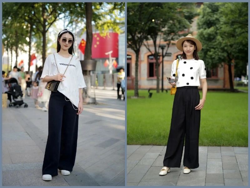 10 cách phối đồ với quần ống suông nữ đẹp, xinh, thời thượng