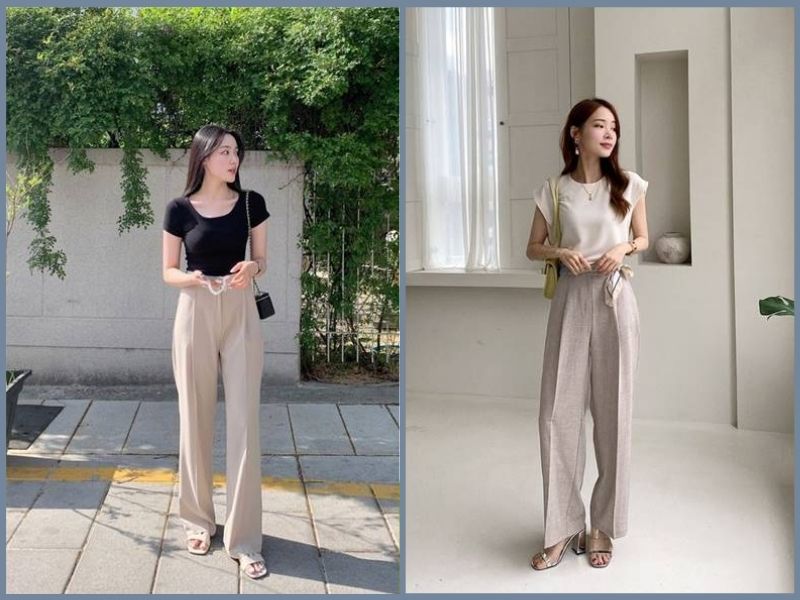 quần tây áo thun nữ