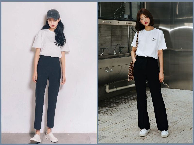 Top 10+ style quần tây áo thun nữ cực sành điệu, trẻ trung
