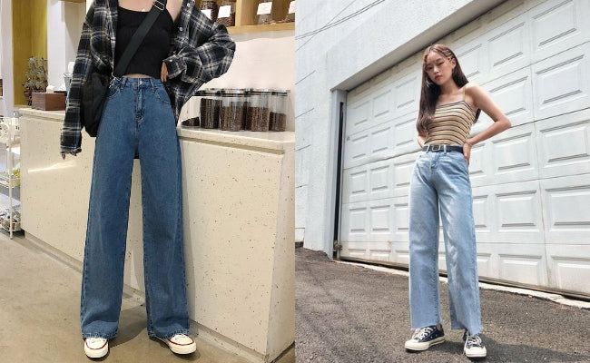 Quần ống rộng phối với giày gì trending 2025? Bí quyết phối đồ đẹp