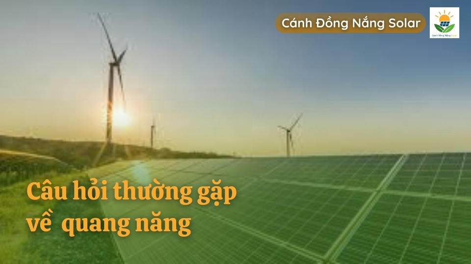 Câu hỏi thường gặp về quang năng