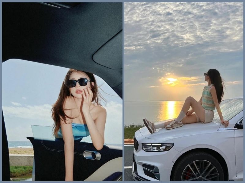 cách tạo dáng chụp ảnh khi đi biển