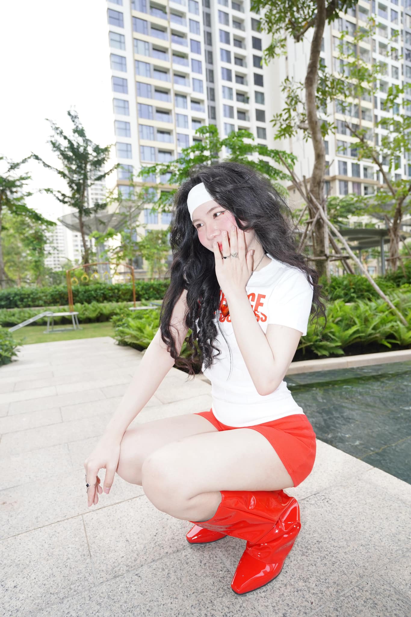 Ảnh Sammy Đào cute lan tỏa năng lượng tích cực ngọt ngào