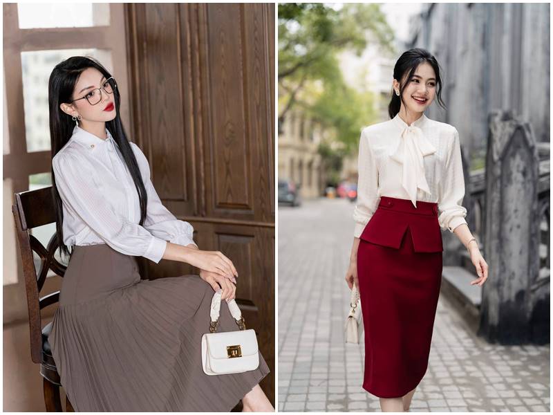 sơ mi trắng hàn quốc