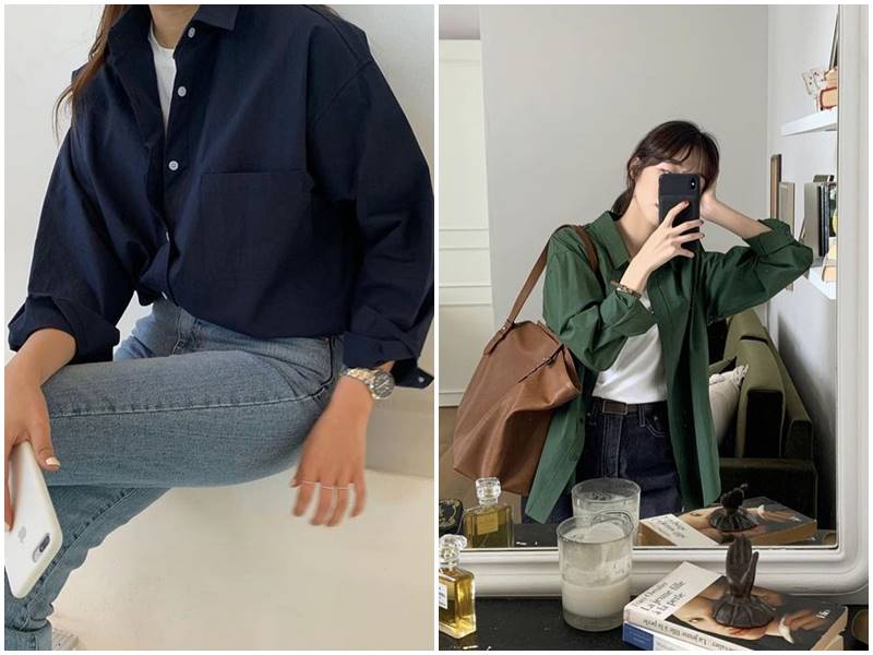 áo sơ mi nữ cho người mập