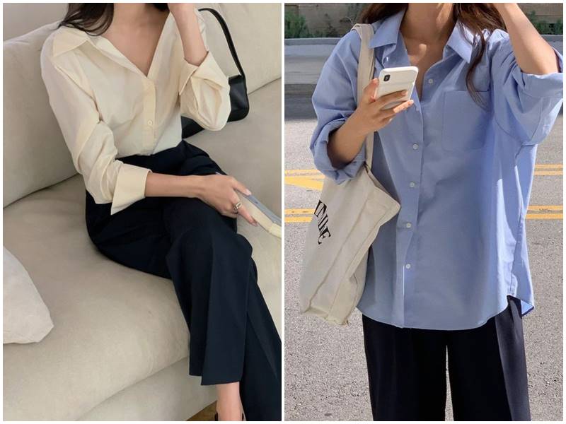 áo sơ mi nữ quần âu