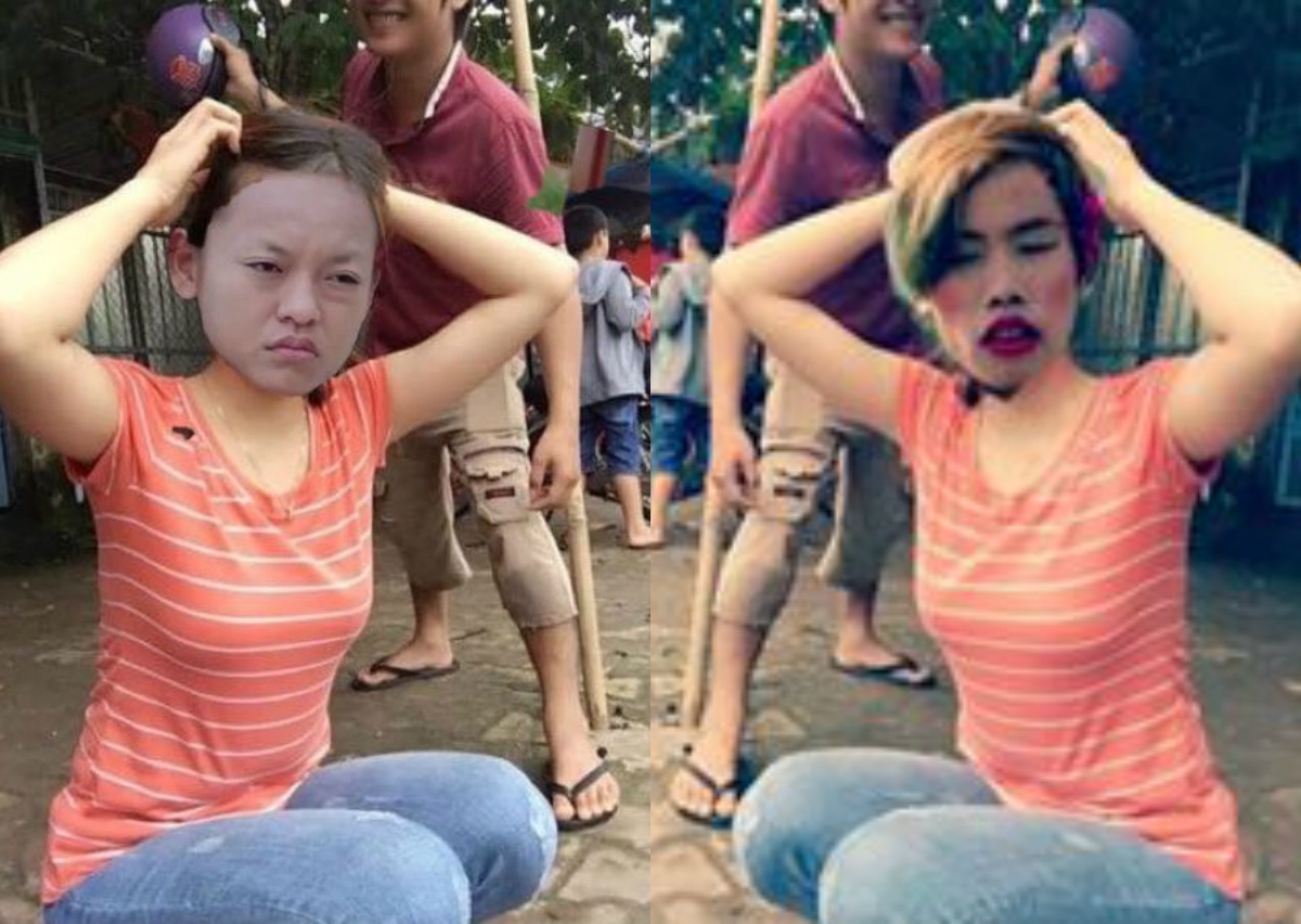 co gai xinh dep bi che anh anh 2