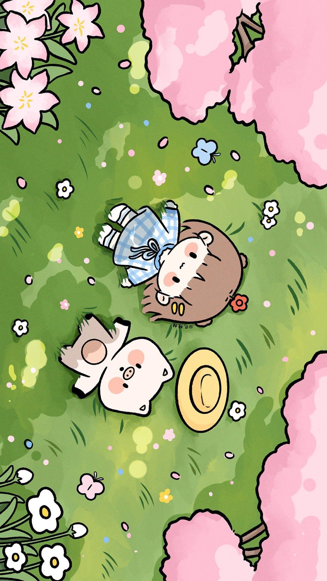 hình nền Zalo cute, hoạt hình dễ thương