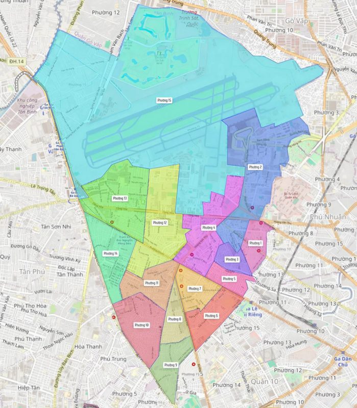 Sáp nhập phường Quận Tân Bình: Tên gọi phường mới & bản đồ