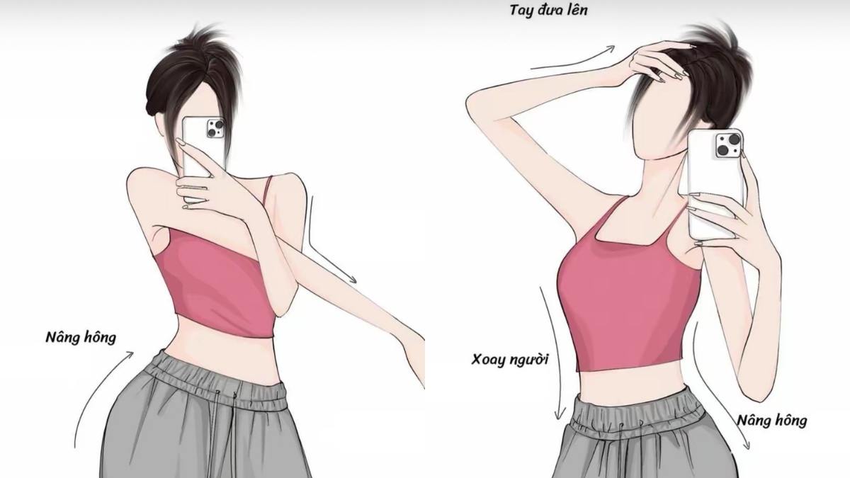 Chụp ảnh khoe body