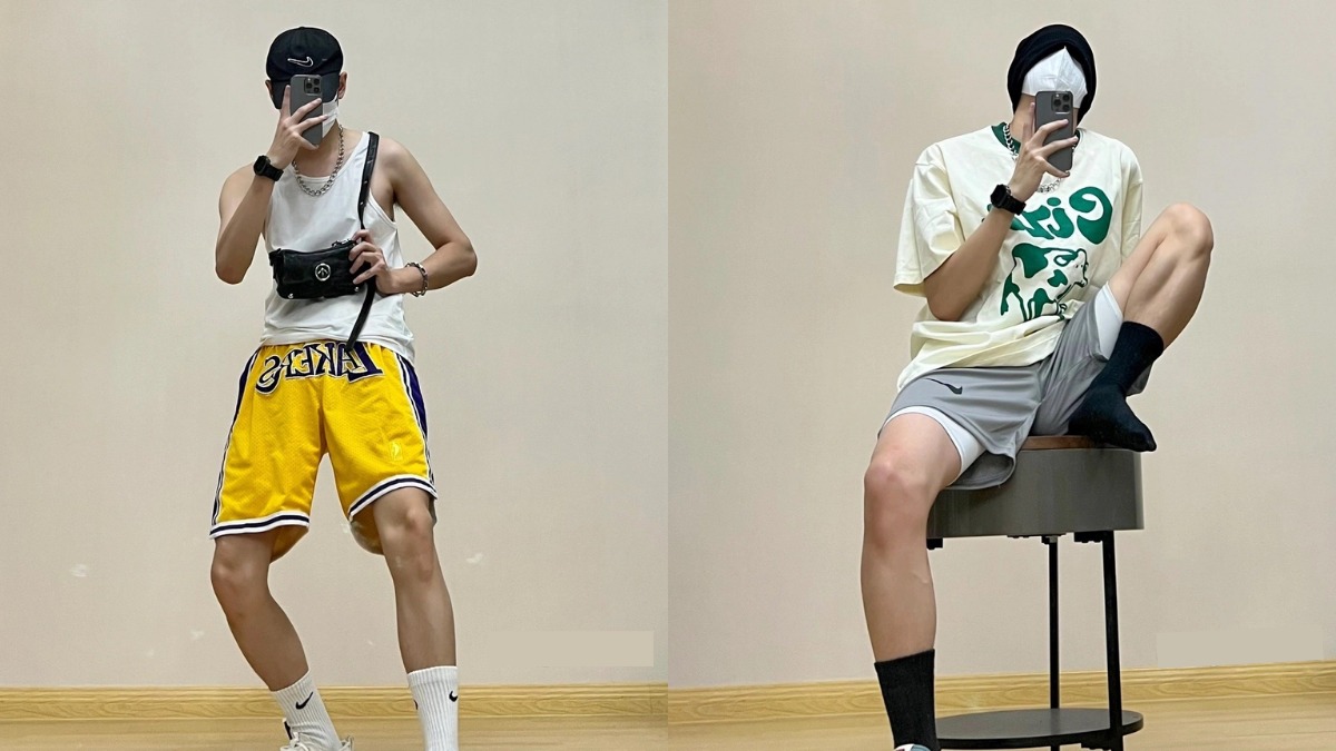 Tạo dáng chụp ảnh khi đeo khẩu trang