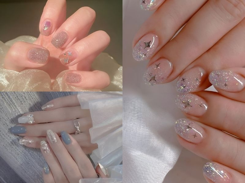 nail nhũ lấp lánh