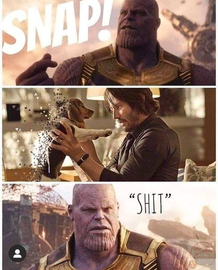 Meme Thanos búng tay