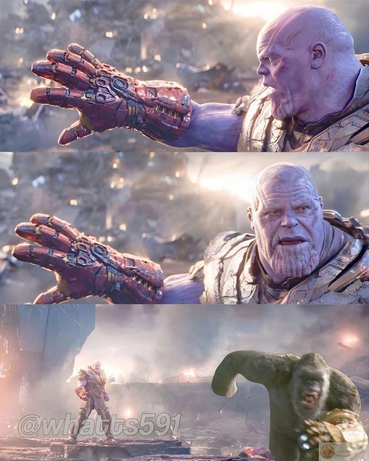 Meme Thanos face