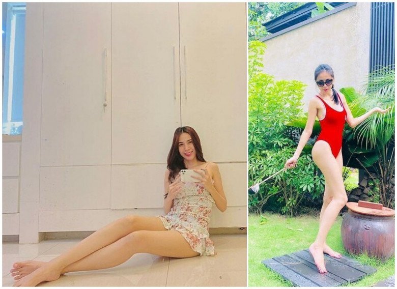 Dù là trong ảnh đời thường chưa qua chỉnh sửa hay lúc xuất hiện trước công chúng, ngoại hình nuột nà, thon gầy nhưng vòng nào ra vòng nấy quyến rũ của bà mẹ một con vẫn khiến hội chị em trầm trồ ngưỡng mộ.