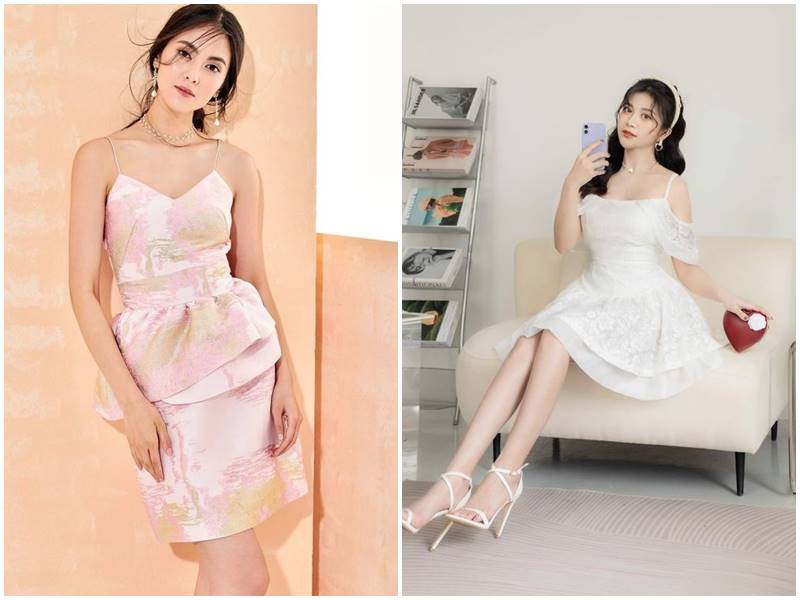 váy dự tiệc hở lưng