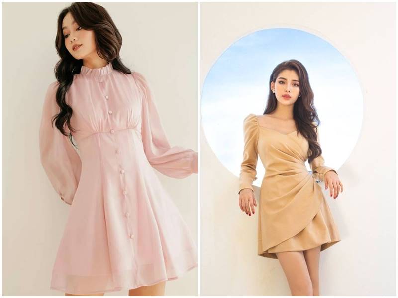 váy dự tiệc đơn giản cho người mập