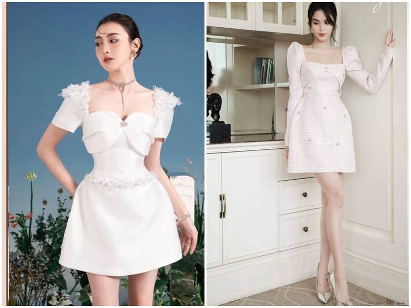 váy dự tiệc đơn giản cho người 30