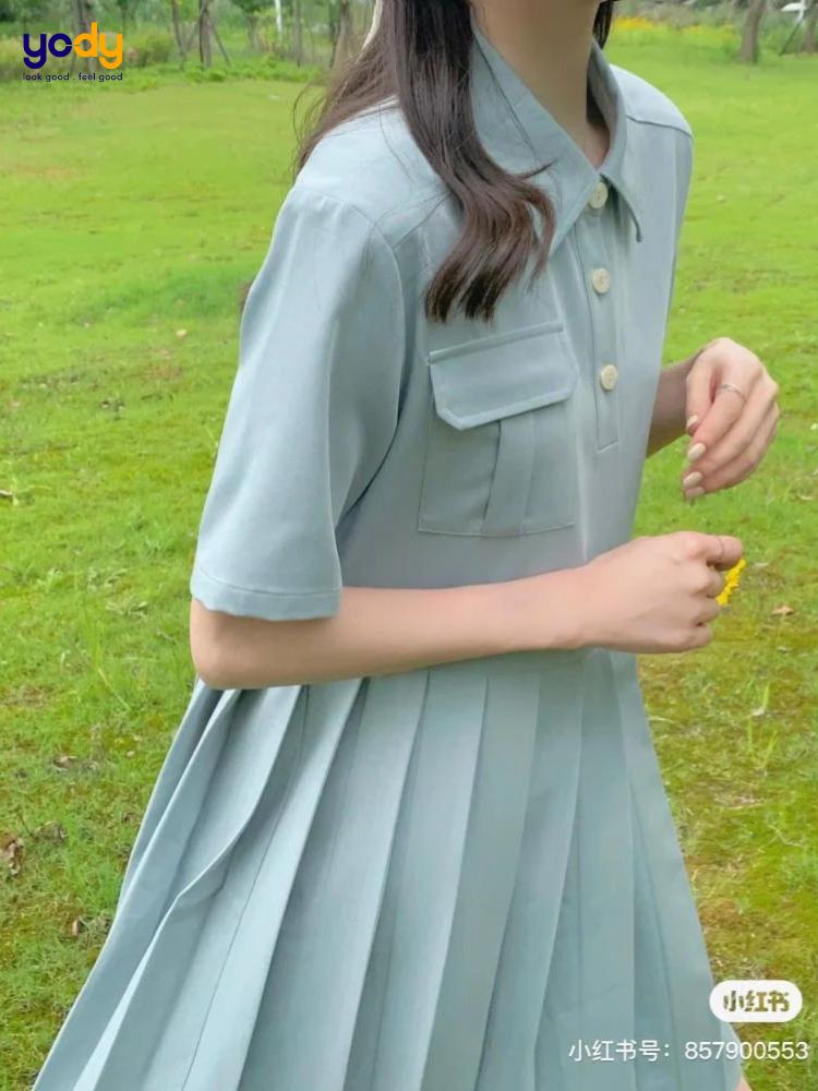 Váy polo dáng ngắn 