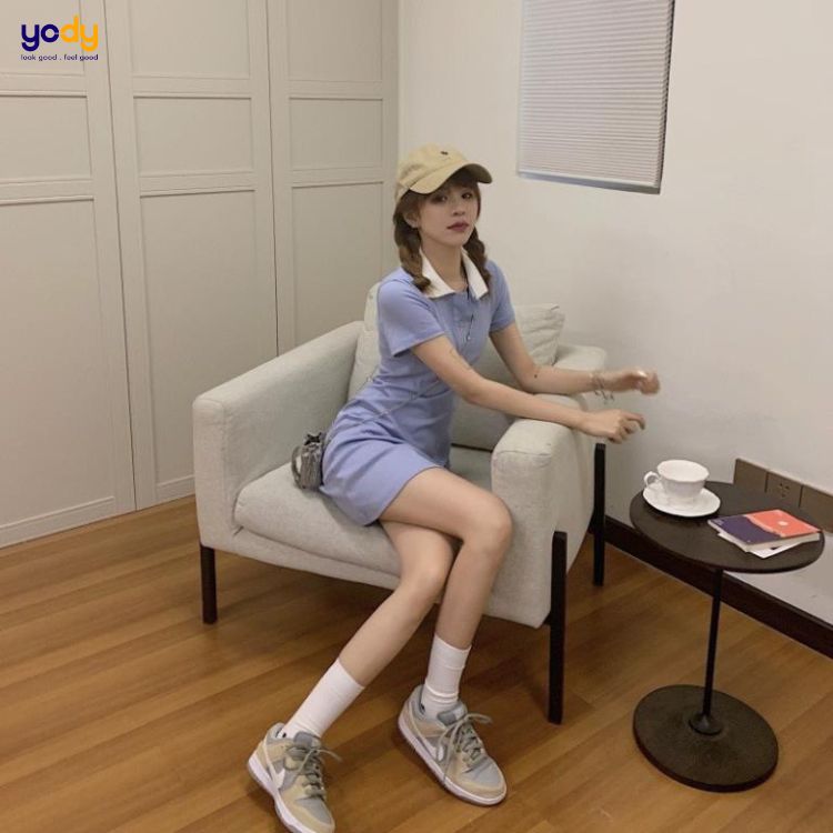 Váy Polo nhún bèo đuôi cá 