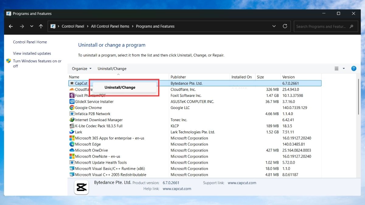 Gỡ bỏ tệp, chương trình và dịch vụ không cần thiết