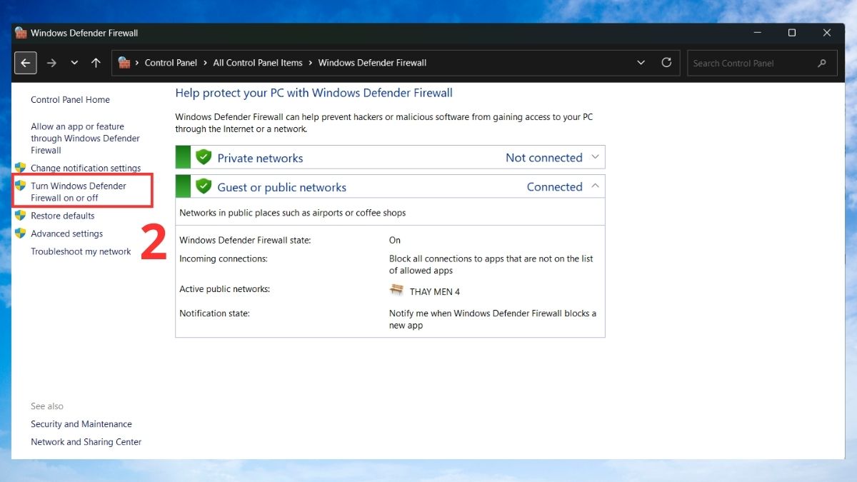 Cài đặt và cấu hình tường lửa (Firewall) 2