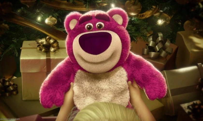 Ảnh gấu Lotso trong phim hoạt hình cho máy tính
