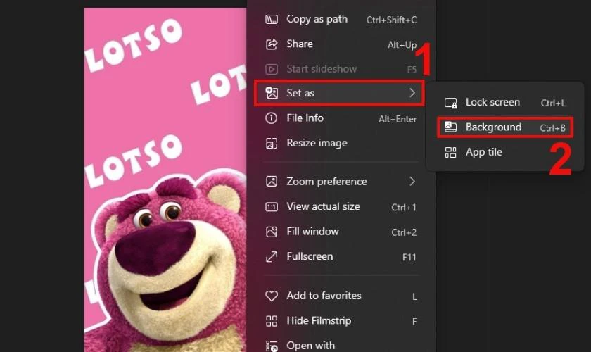 Cách cài đặt ảnh cho điện thoại, máy tính